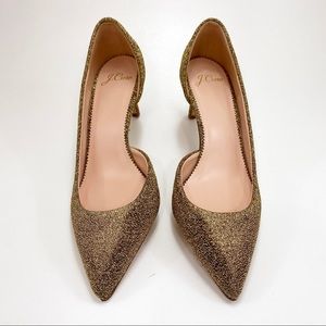 Jcrew Metallic Heels